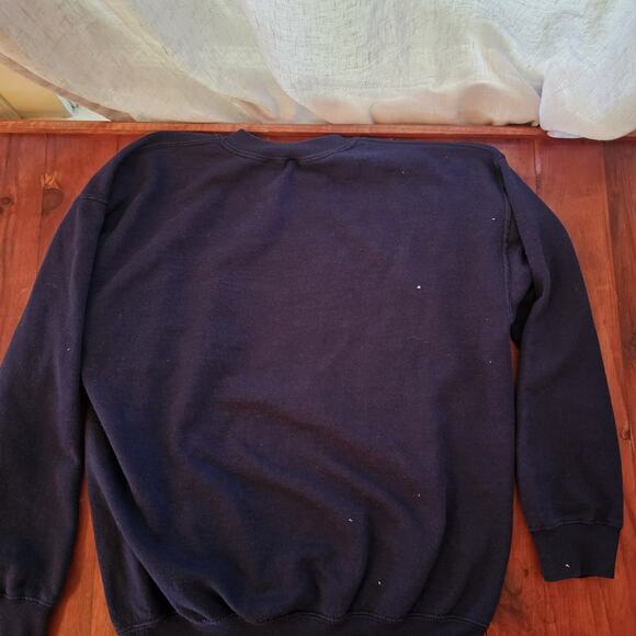 Vintage Bowling Team Drinking Problem Crewneck Sweater Large - Picture 4 of 4